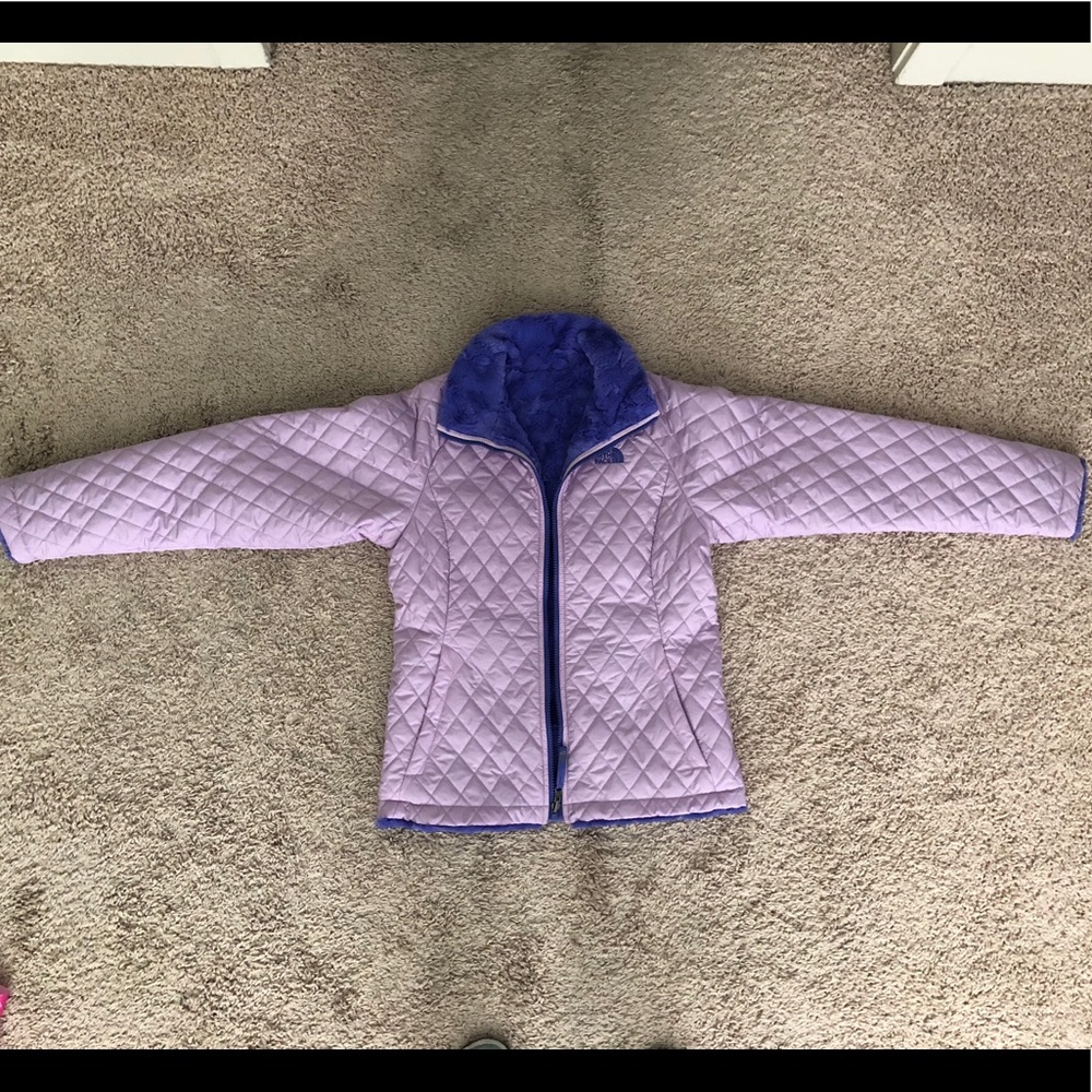 Girls North Face Reversible Coat
